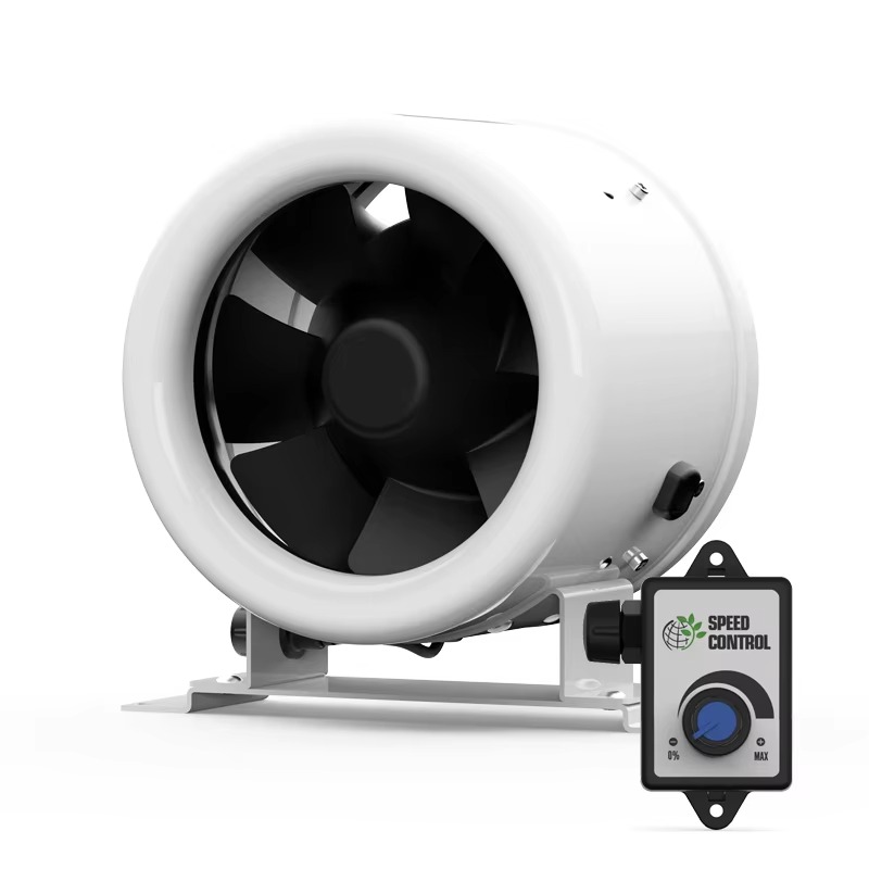Exhaust Fan Industrial - 8 Inch Low Power Efficient Ventilation