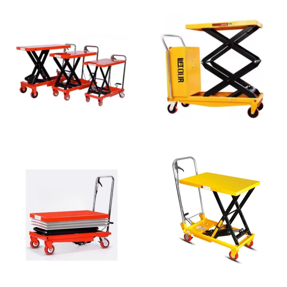 Heavy Equipment Manual - Manual Hydraulic Lifting Platform Truck for