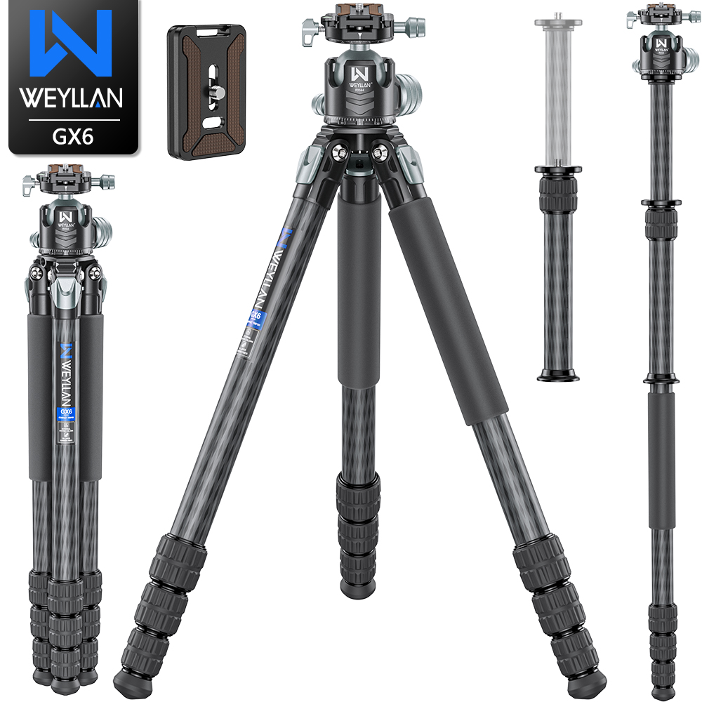Heavy Equipment Video - WEYLLAN 69'' Carbon Fiber Tripod for