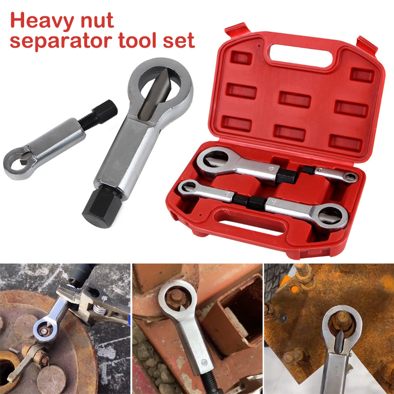 Heavy Equipment Manual - 4pcs/1set Heavy-Duty Nuts Splitter Tools Set
