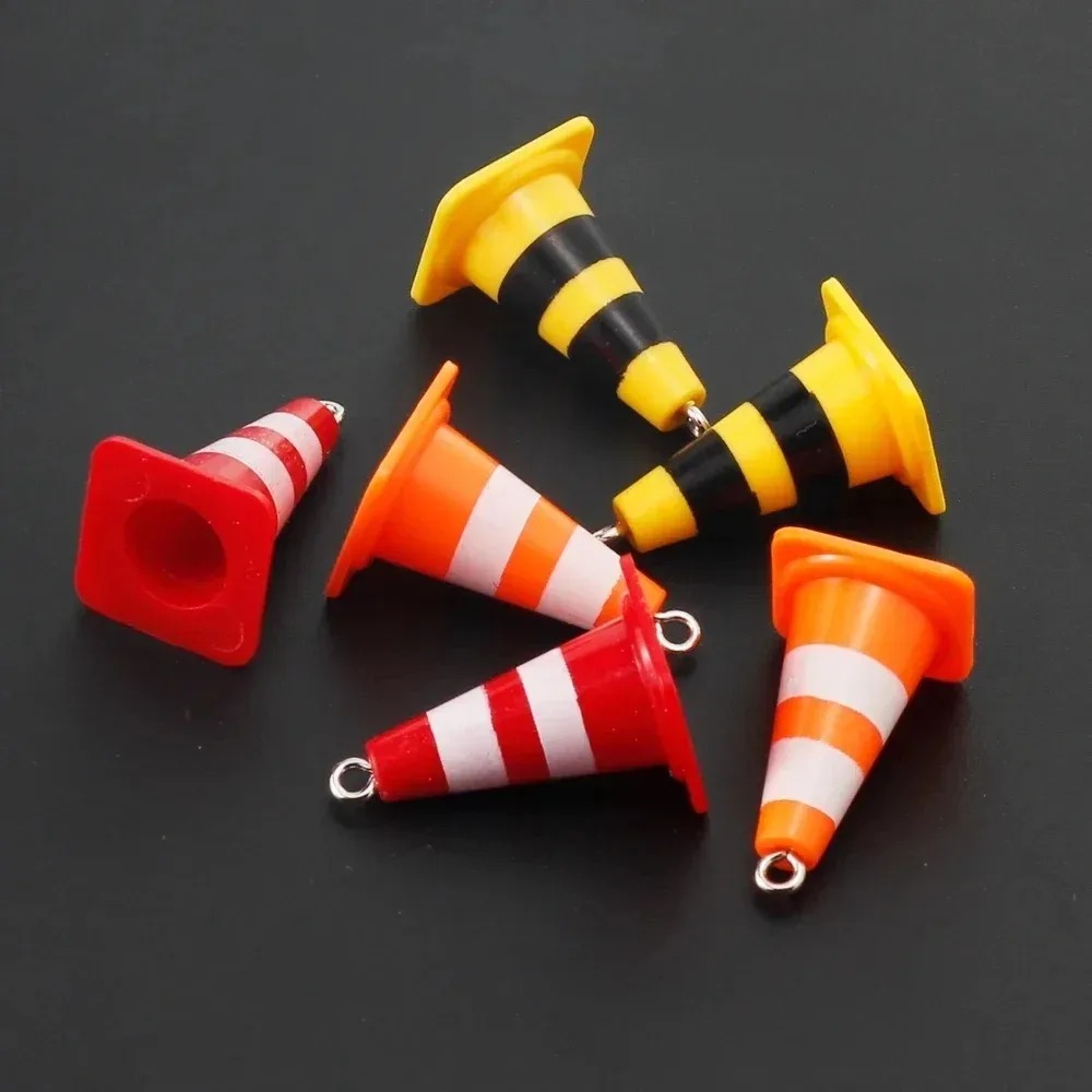 Road Traffic Cone - 10Pcs Funny Simulation Traffic Cone Road
