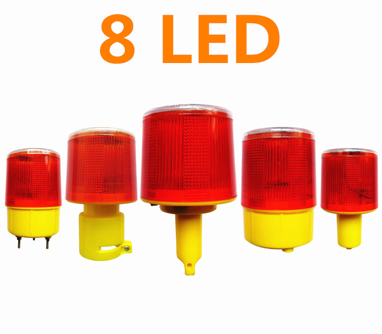 Road Traffic Cone - 8LED bright LED Solar Powered Traffic