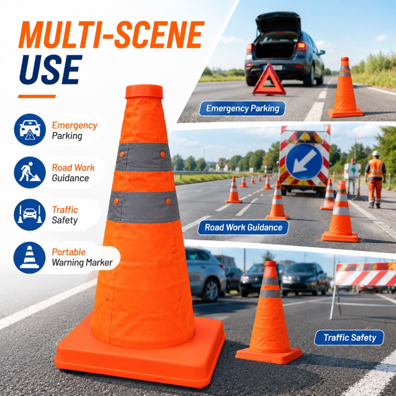 Portable Collapsible Traffic C - огляд і ціна Road Traffic Cone