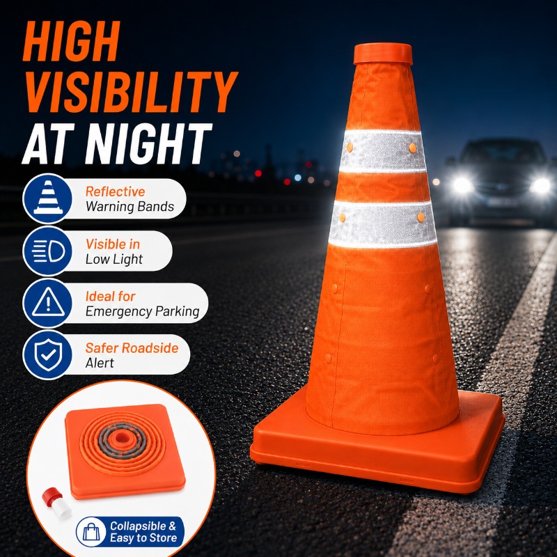 Portable Collapsible Traffic C - огляд і ціна Road Traffic Cone