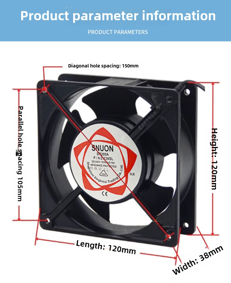 12038 Mini 120x120 Small Exhau - огляд і ціна Exhaust Fan Industrial