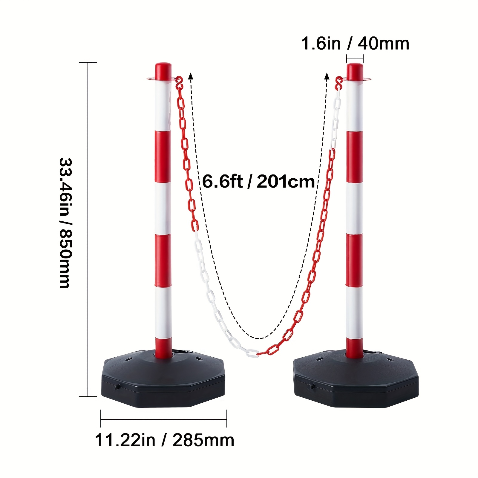 6 Pieces of Traffic Marking Wa - огляд і ціна Road Traffic Cone