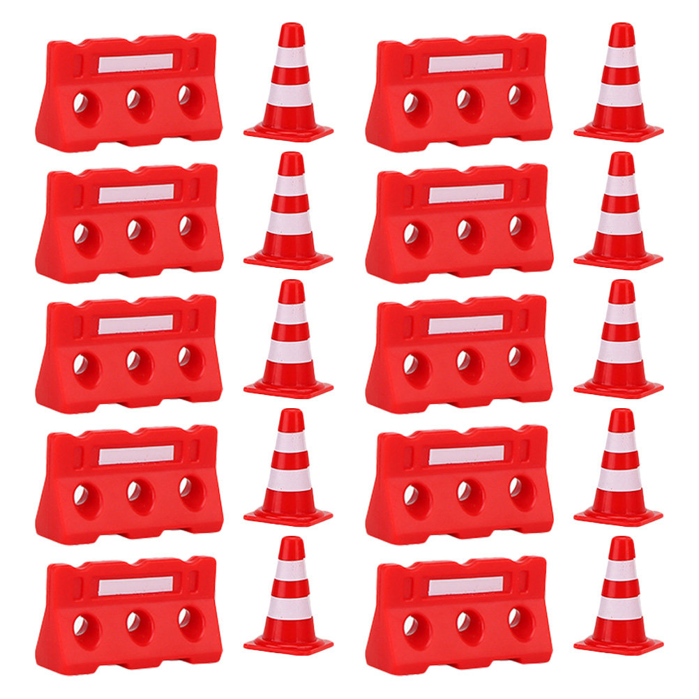 20Pcs Road Cone Fence Traffic  - огляд і ціна Road Traffic Cone