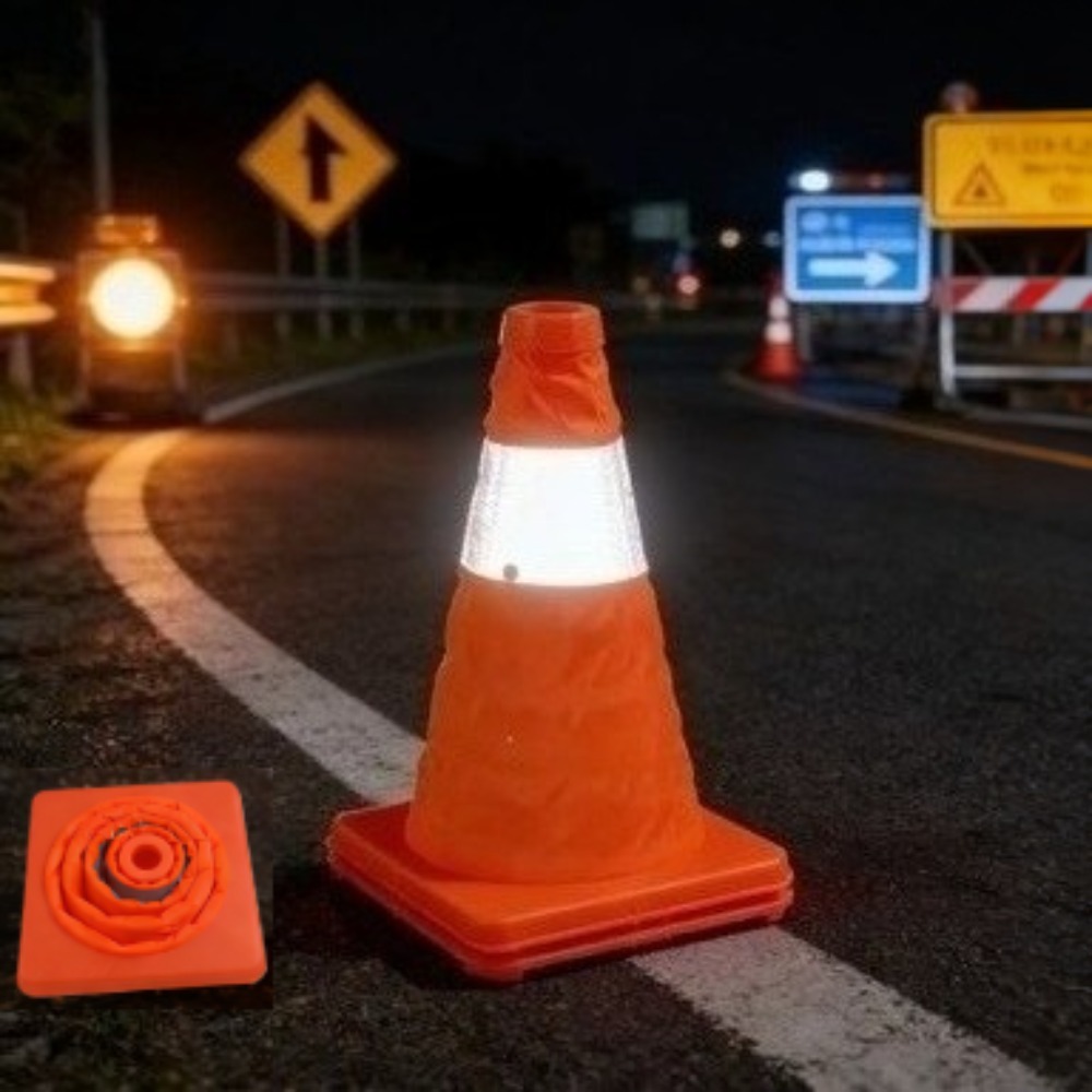 Collapsible Reflective Traffic - огляд і ціна Road Traffic Cone