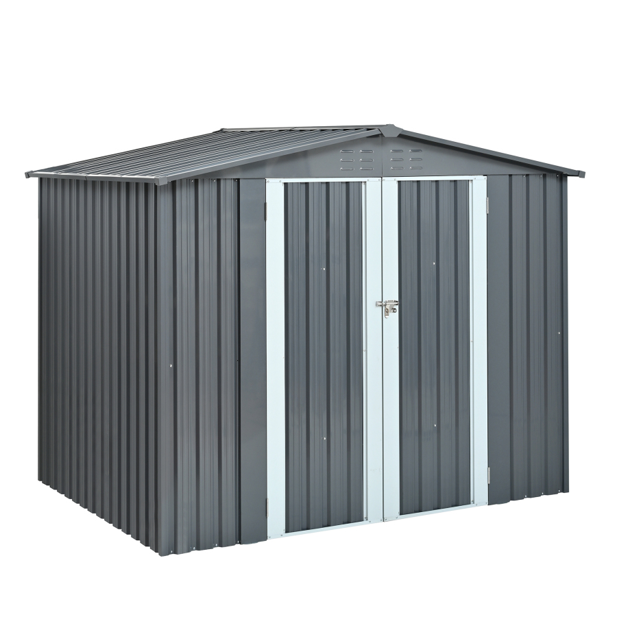 Metal Storage Shed with Double - огляд і ціна Heavy Equipment Storage Yard